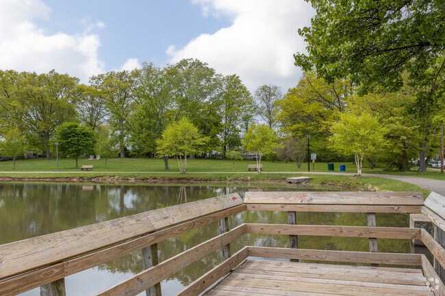 The Pond in Wilson Park is provides a calm ambiance in Linden.