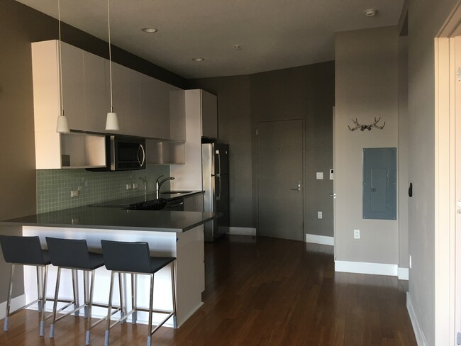 Kitchen with Breakfast Bar - 217 Newark Ave