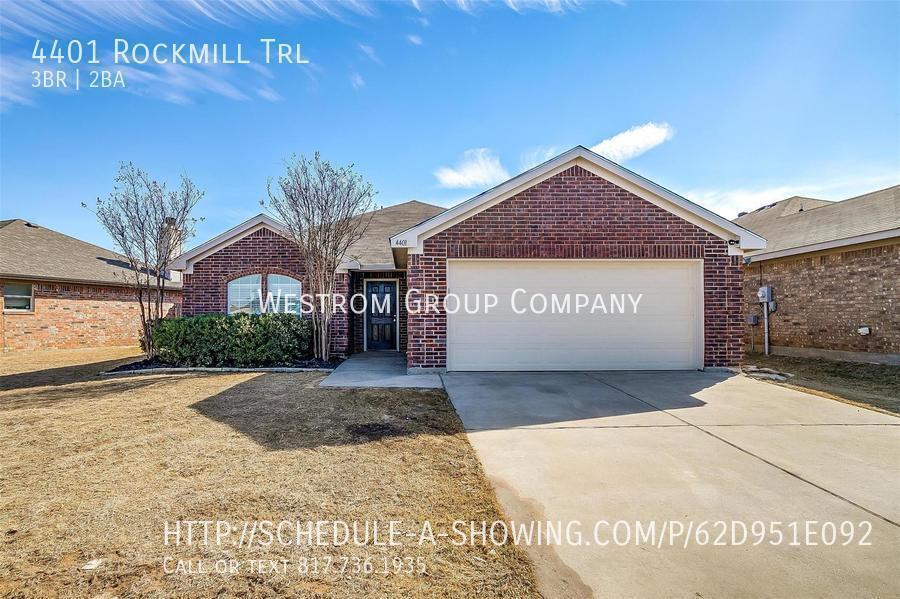 4401 Rockmill Trail (Eagle MTSaginaw ISD) House for Rent in Fort