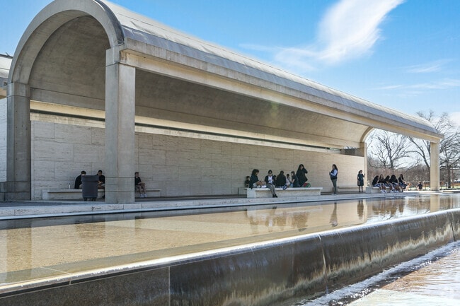 The Kimbell Art Museum brings in guests from all over the world.
