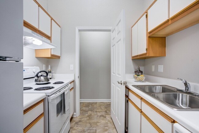 Kitchen Side View - Lenoxplace at Garner Station Apartments