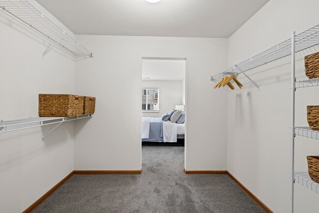 Saddlebrook Apartments Primary Bedroom Walk-In Closet - Saddle Brook