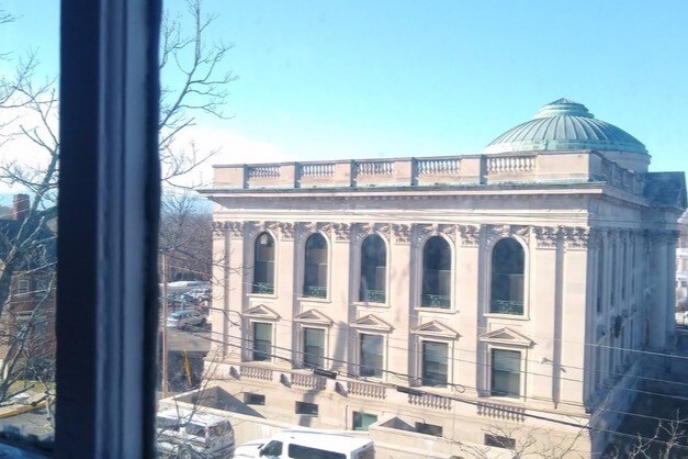 View of courthouse and mtns - 4 E Court St