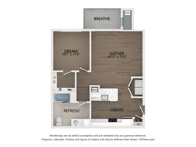 Interior Photo - J Woburn Heights