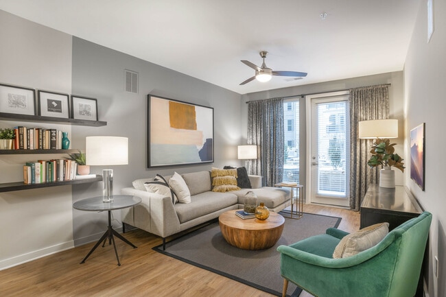 Two Bedroom - Living - The Alloy Apartments