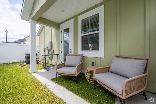 A5 1BR, 1BA - 712SF - Backyard - The Eleanor at Daytona Beach