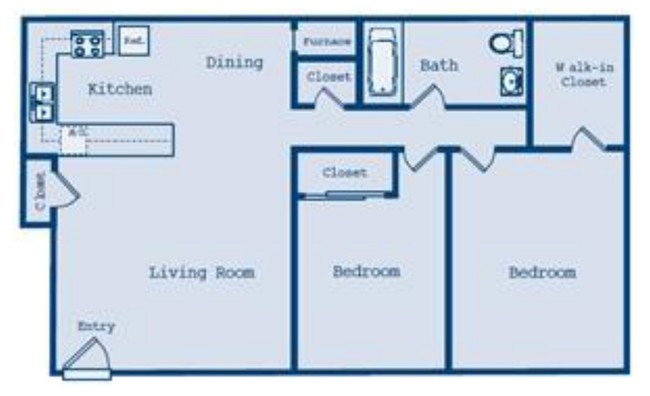 2HAB/1BA - Greenback Manor