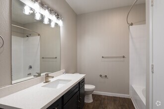 1 BR, 1 BA - 1017 SF - Bathroom - Towne West