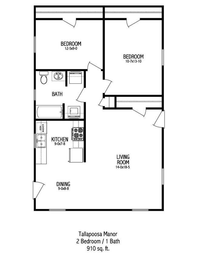 Foto del edificio - 2 BD 1 BA Single Floor Apartment in Tallapoosa-Close to I-20