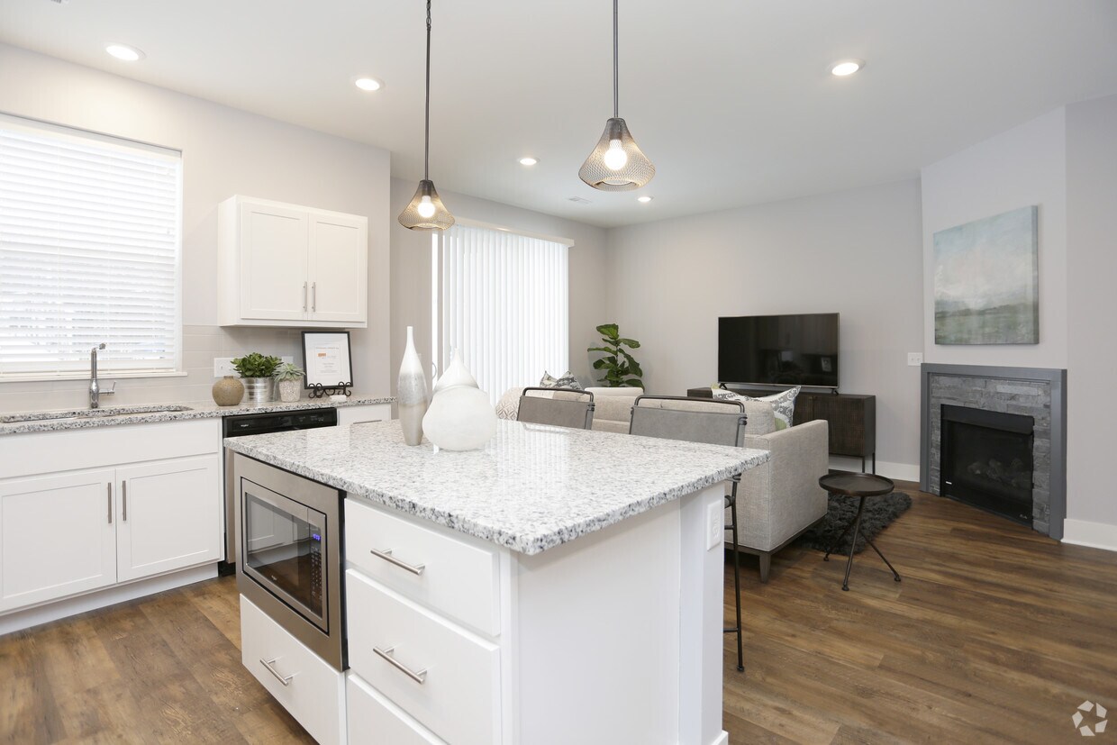 3HAB, cocina - The Knoll Townhomes of Ada