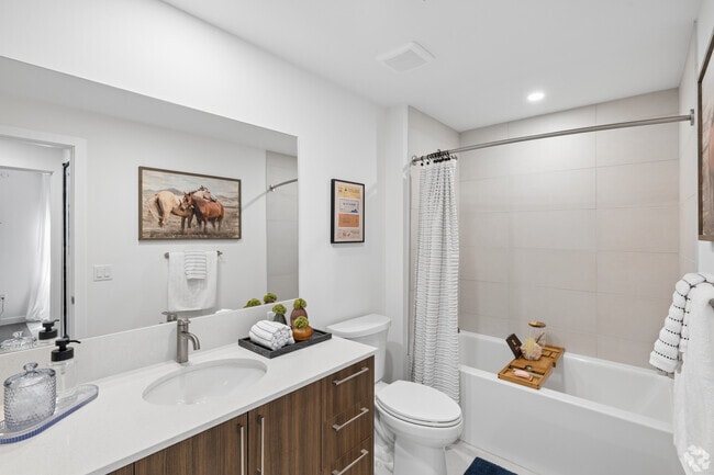 Brahman 2BR, 2BA - 1,113SF - Bathroom - Saddlebridge at Downtown Davie