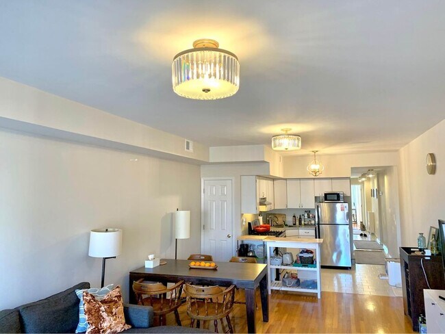 Open layout kitchen and living space - 203 Pavonia Ave