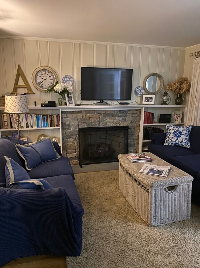 Chimenea de gas en la sala de estar - 9 Charlotte St