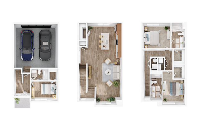 Foto del edificio - Bright & Airy 3 Bedroom Townhome Living