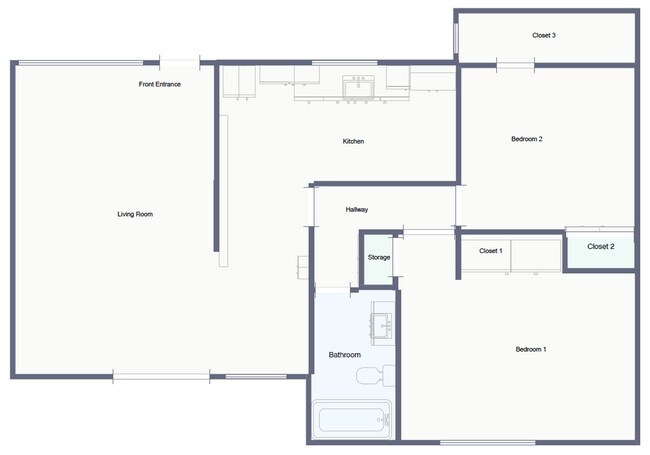 Foto del edificio - MOVE IN SPECIAL- Downstairs 2 bedroom +1 bath, patio. AVAILABLE NOW!!
