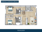 2 BEDROOM 2 BATH