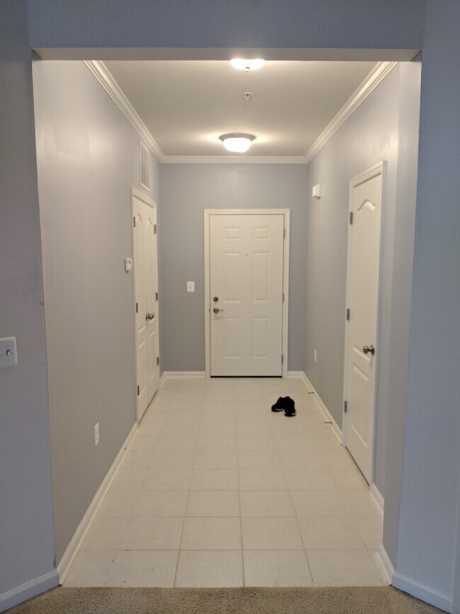 Entryway. Coat closet on the right and utility room on the left. - 24661 Woolly Mammoth Terrace