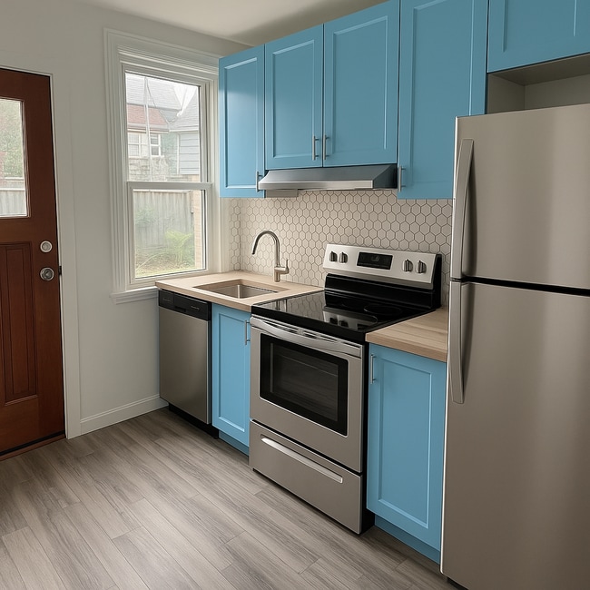 **AI generated potential future rendering - 457 Queen St E