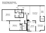 2BR 2BA (1115sf)