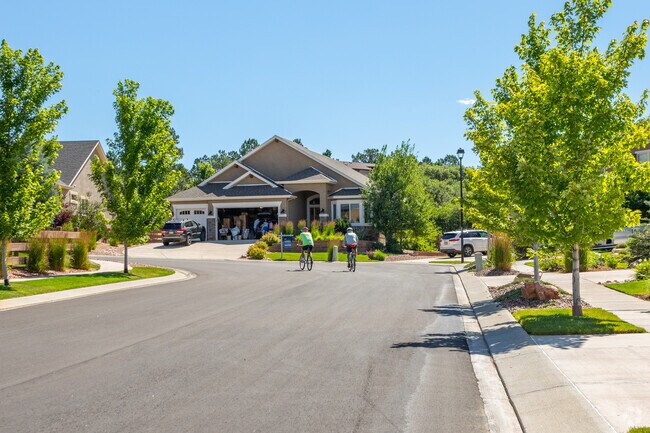 Cyclists love the wide roads of Northgate.