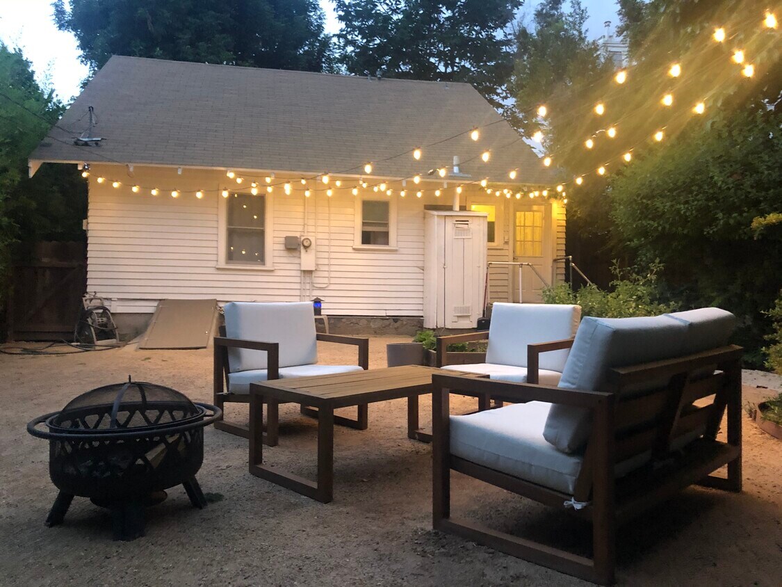Dine al fresco and under these quaint outdoor lights. - 616 N Wilson Ave