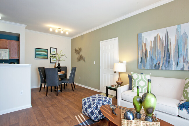 Open concept kitchen, dining and living room - Indigo Pointe