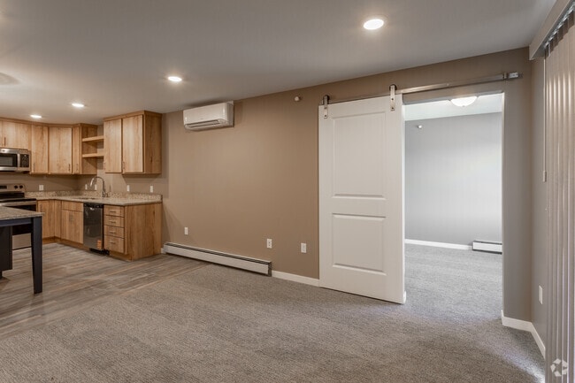 1BR, 1BA w/ Den - 776SF - Living Room - 1130 West Apartments