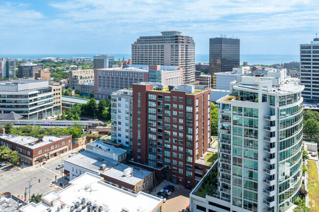 1590 Elmwood Ave Aerial - The Scholar Apartments