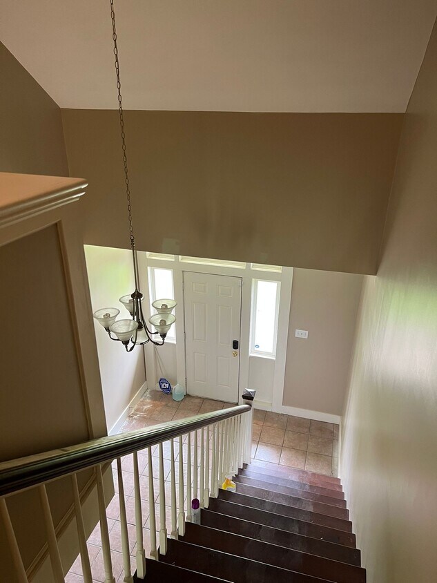 Looking down stairs - 114 Granite Way