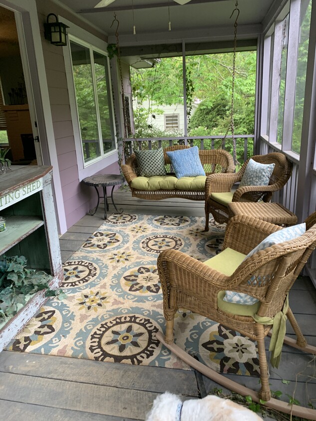 Front enclosed porch - 84 Oteen Church Rd