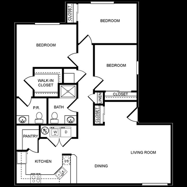 Plano de planta - Lofts At Hoover