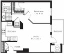 1 Bedroom- 751