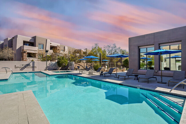 Resort-Style Pool Area - Legacy Apartments at Dove Mountain