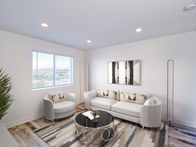 Sala de estar de 2 dormitorios y 2 baños - 301 N Alvarado St