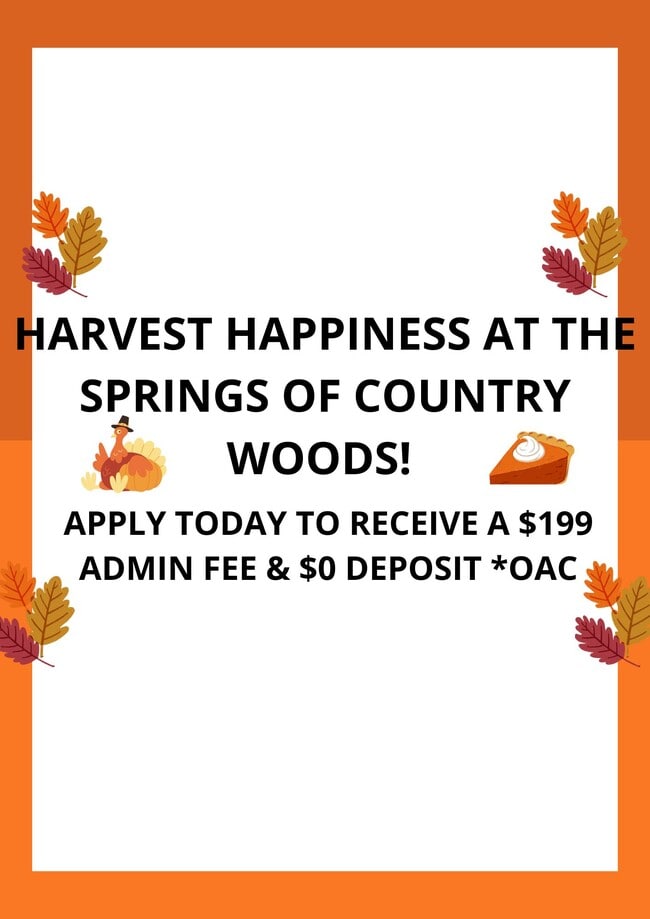 Low Rates! - Springs of Country Woods