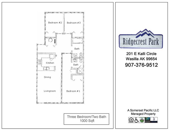 Foto del interior - Ridgecrest Park Apartments