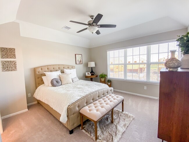 Primary Bedroom with Ceiling Fan (Plan 4301) - Pradera Oaks