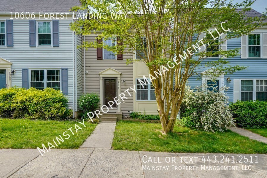 10606 Forest Landing Way, Rockville, MD 20850 Townhome Rentals in Rockville MD
