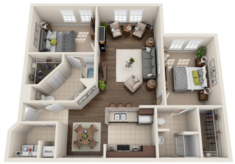 Energy Solarium Floorplan - 12927 Sugar Run Dr