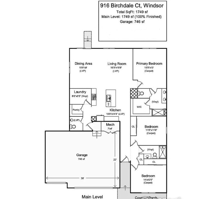 Foto del edificio - 916 Birchdale Ct