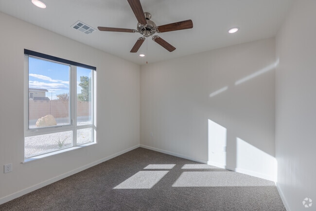 2BR, 1BA - 1,100SF - Second Bedroom - Mountain View Apartments