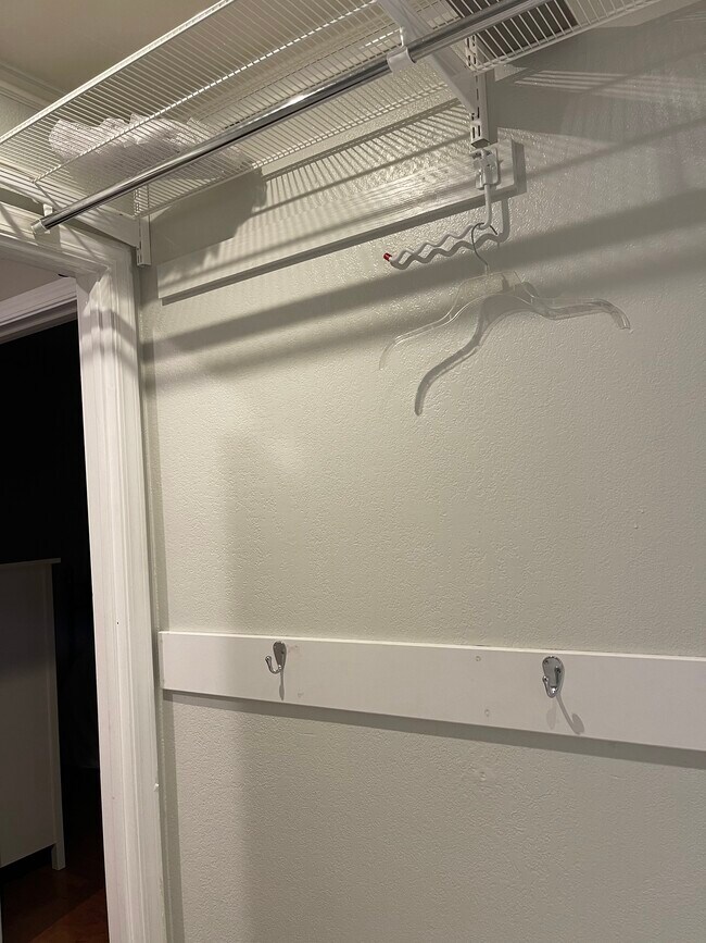 This wall now has a fold down table for preparation of food and dining. space for 2 stools - 2939 Ascot Dr