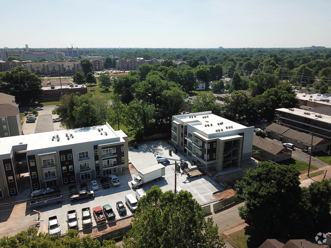 Aerial Photo - Elevate Student Living - Deep Elm