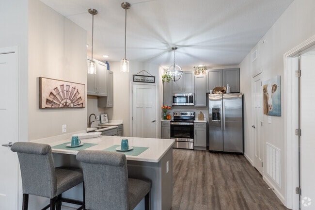 1HAB, 1BA - 842 ft² - Cocina - Hawthorne Ridge Apartments