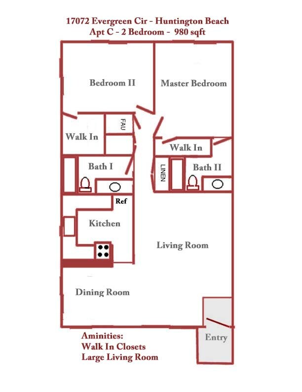Floorplan - 17072 Evergreen Cir