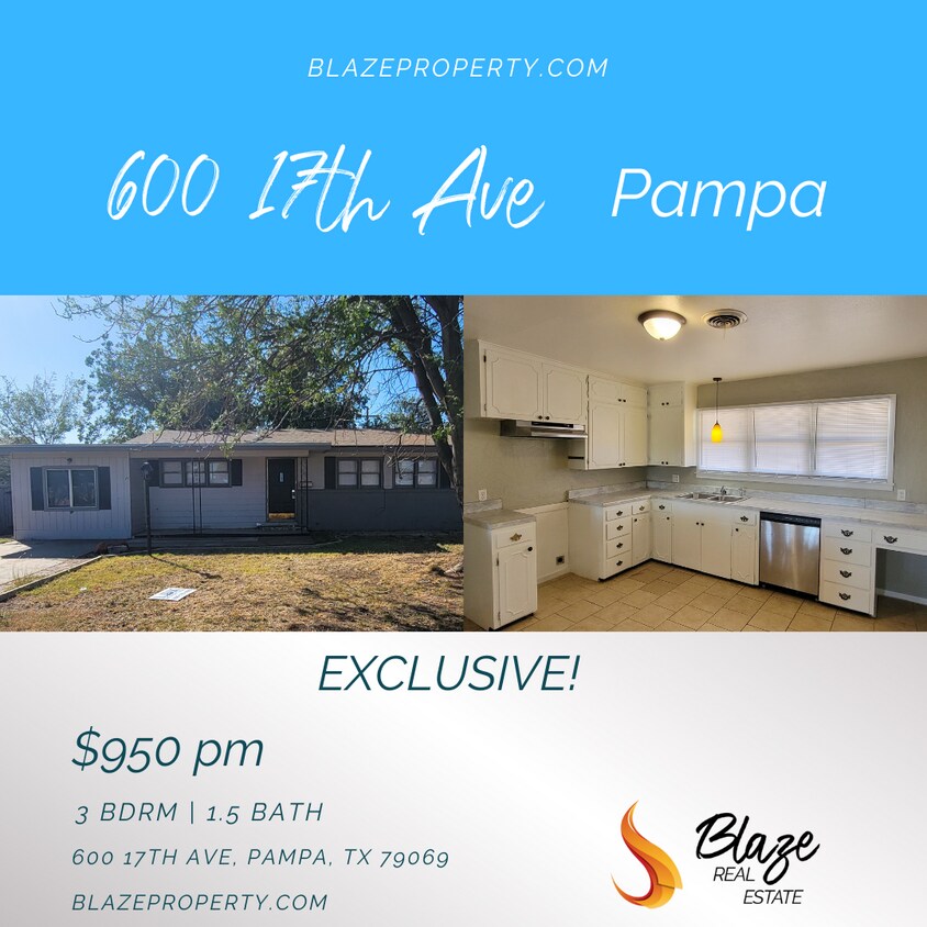 600 E 17th Ave, Pampa, TX 79065 House Rental in Pampa, TX