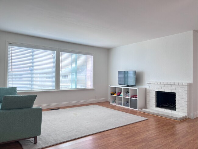 Living room with fireplace - 56 Morton Dr