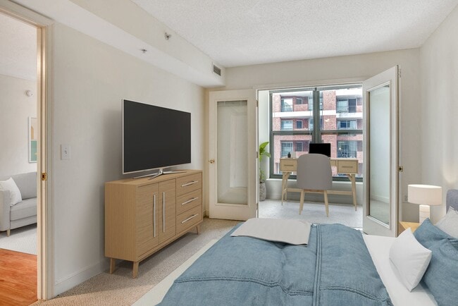 Bedroom (virtually staged) - West End Residences Apartments