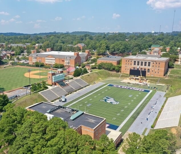 Cheer on the Samford Bulldogs at Seibert Stadium