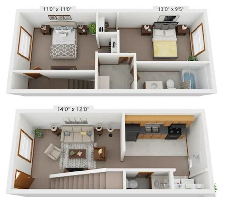 Primary Photo - Troy Crossing - 2 Bedroom & 1.5 Bath Townh...